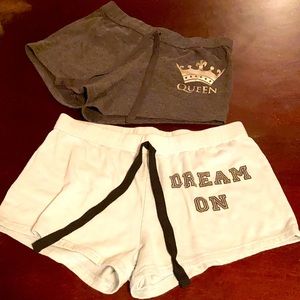 2 pairs of shorts size medium